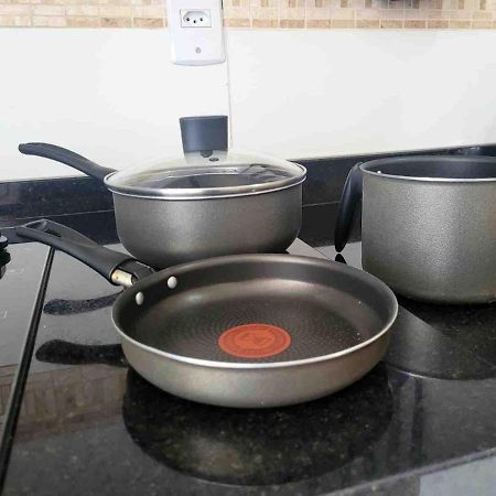 Poços de Caldas Grande Apt No Centro C/ Cozinha Completa Varanda מראה חיצוני תמונה