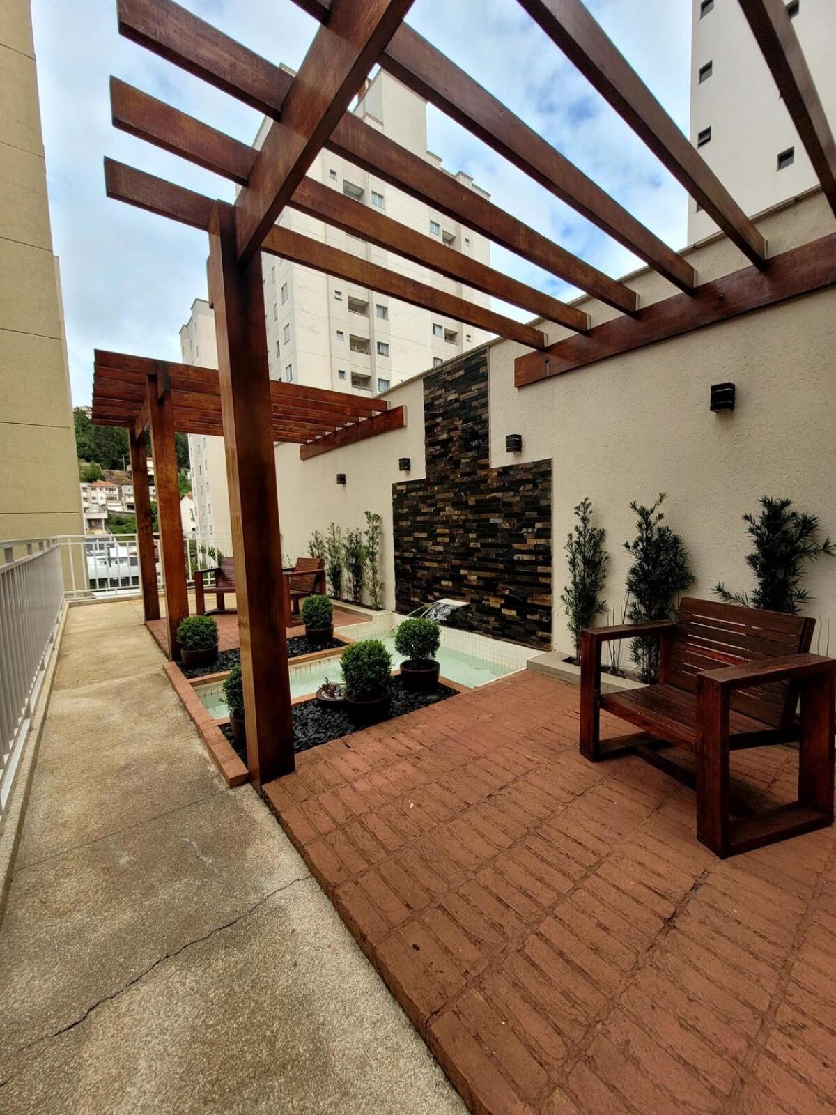 Poços de Caldas Grande Apt No Centro C/ Cozinha Completa Varanda מראה חיצוני תמונה